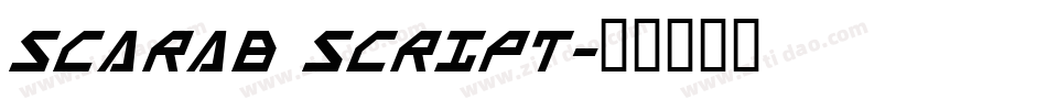 Scarab Script字体转换